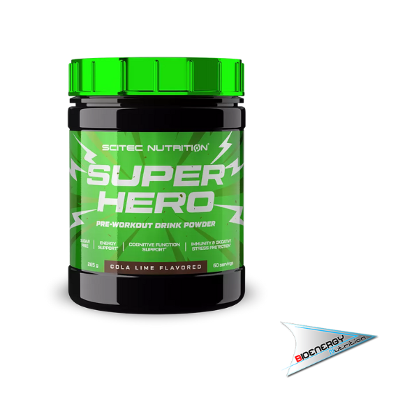 SciTec-SUPERHERO PRE-WORKOUT (Conf. 285 gr)   Cola-Lime  